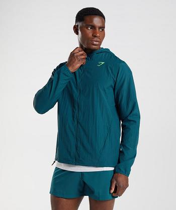 Gymshark Sport Windbreaker Accessories Herr Turkos | SE 3543XYU